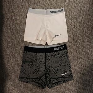 Nike Pro Dri Fit spandex shorts bundle EUC